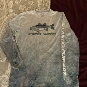 Striper Hunter SPF Long Sleeve Shirt - Gray